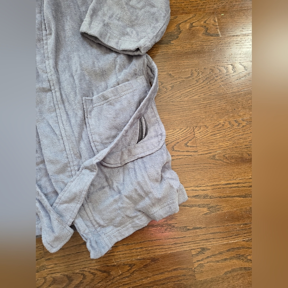 NEW Nautica Boys M 7/8 Gray Pirate Robe/Swim Coverup - Picture 2 of 7